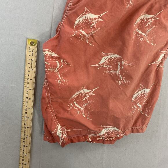 Vilebrequin Shorts Men's XXXL Pink Coral Beach Swim Trunks Lined Drawstring - Picture 9 of 9